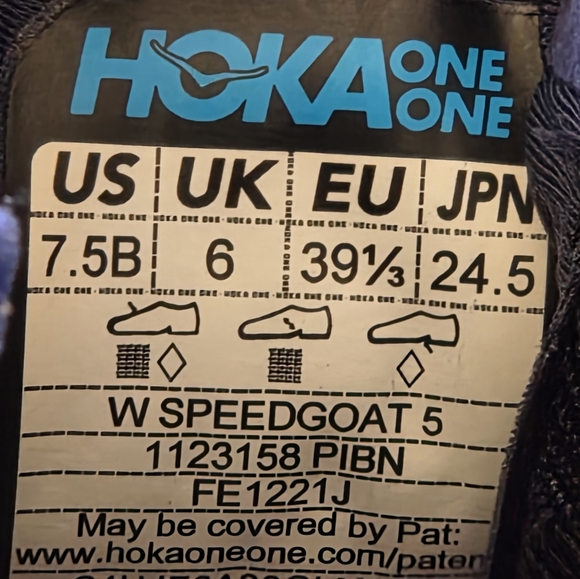 HOKA Speedgoat 5 Purple Impression/Bluing - Picture 13 of 13